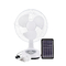AC gelijkstroom Zonne-energie 10W van de 12 Duim de Navulbare Ventilator met de Functie van de Machtsbank